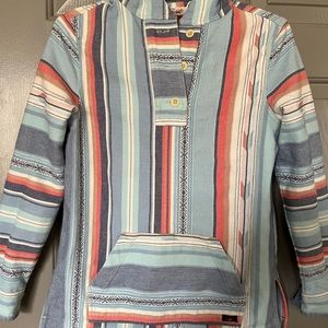 Sweet stripped hooded sweatshirt / top multicolor stripes